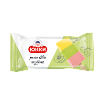 ''YUKKI STRAWBERRY KIWI MANGO&quot; Three-layered milk ice cream with strawberry, kiwi, mango flavor 65 g